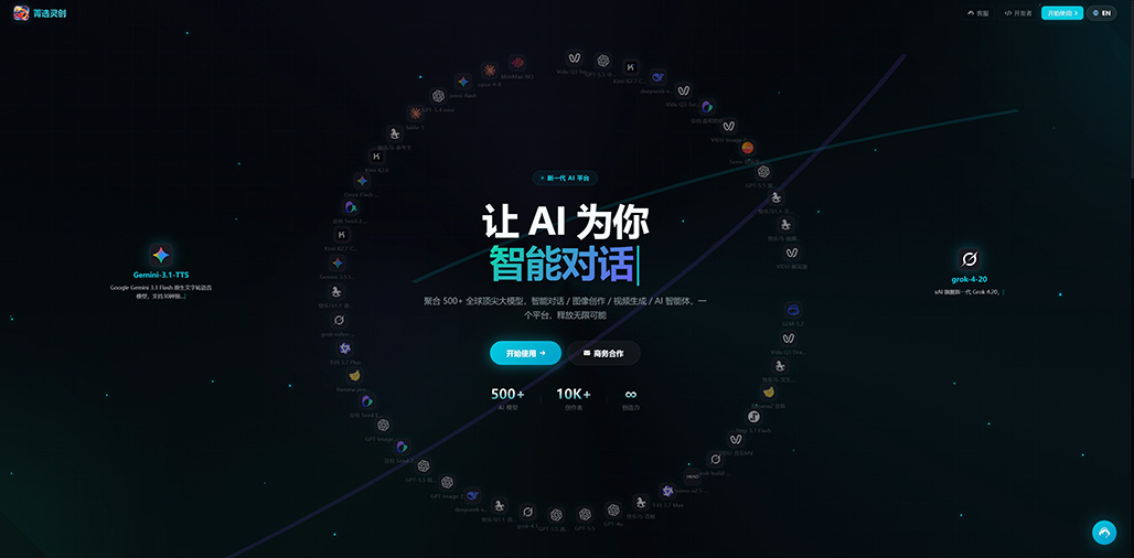 菁选灵创商业化行业应用场景示意图